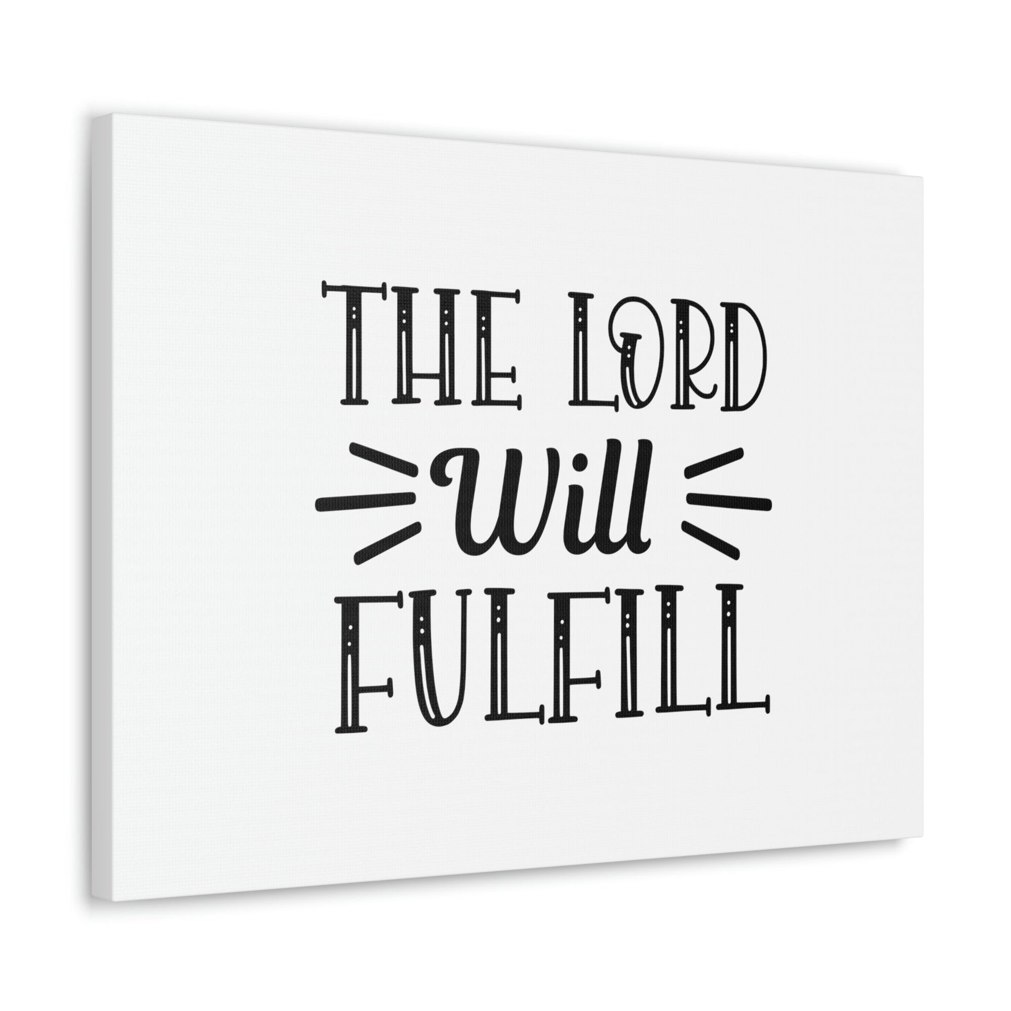Scripture Walls Psalm 138:8 Lord Fulfills Plain Christian Wall Art Bible Verse Print Ready to Hang Unframed-Express Your Love Gifts