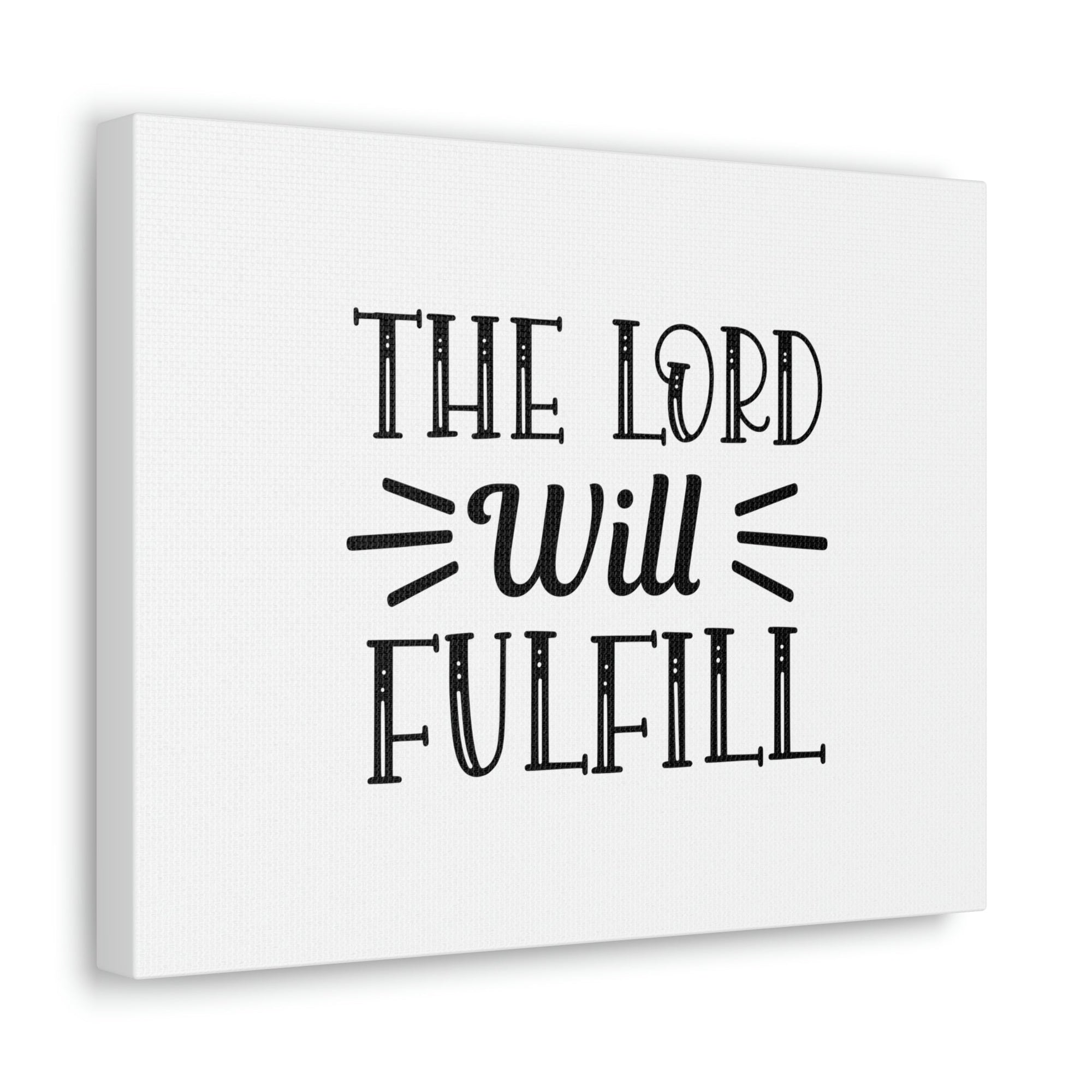 Scripture Walls Psalm 138:8 Lord Fulfills Plain Christian Wall Art Bible Verse Print Ready to Hang Unframed-Express Your Love Gifts