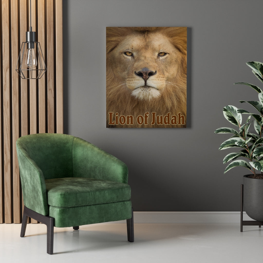 Scripture Walls Revelation 5:5 Lion of Judah Bible Verse Canvas Christian Wall Art Ready to Hang Unframed-Express Your Love Gifts