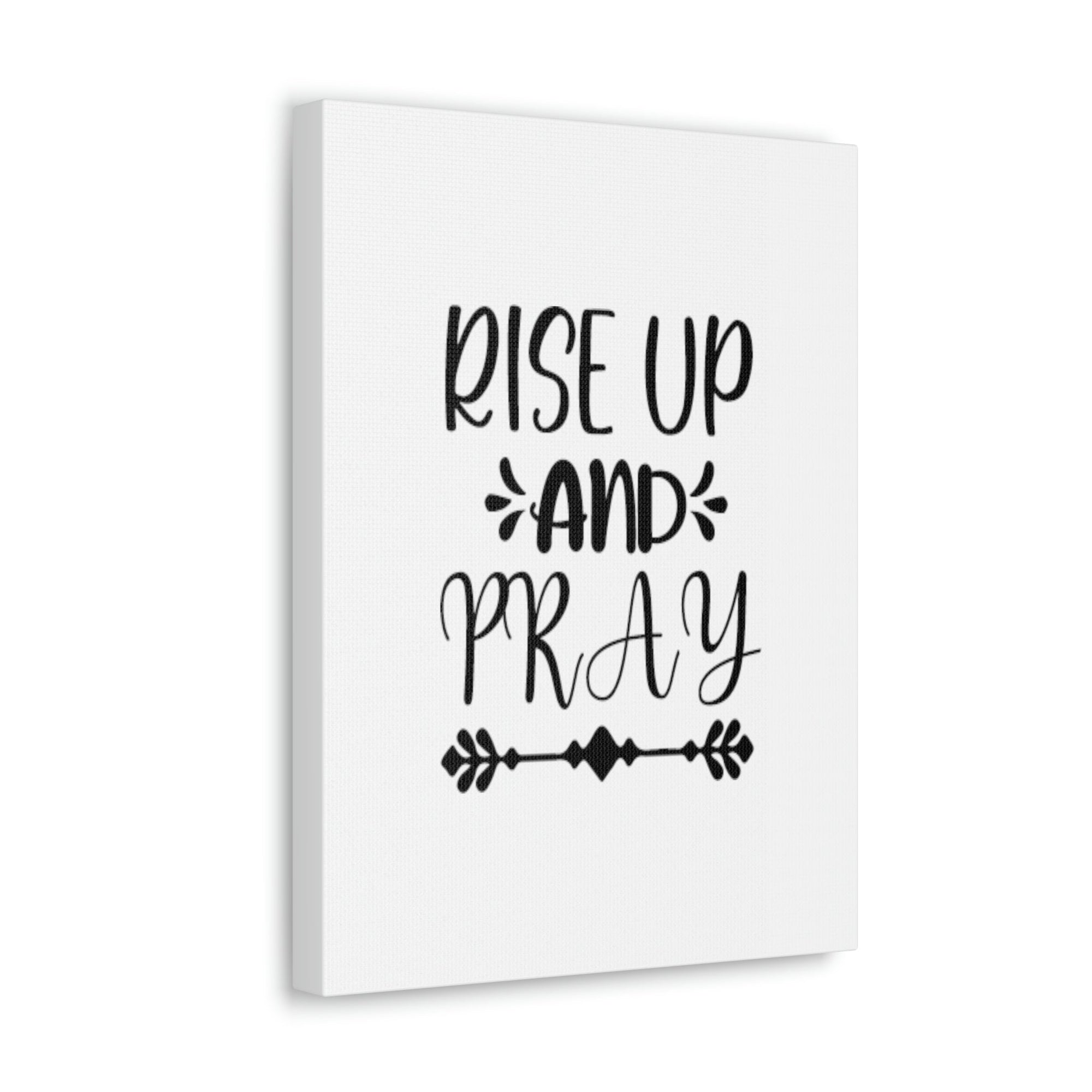 Scripture Walls Rise Up And Pray Mark 1:35 Capital Christian Wall Art Bible Verse Print Ready to Hang Unframed-Express Your Love Gifts