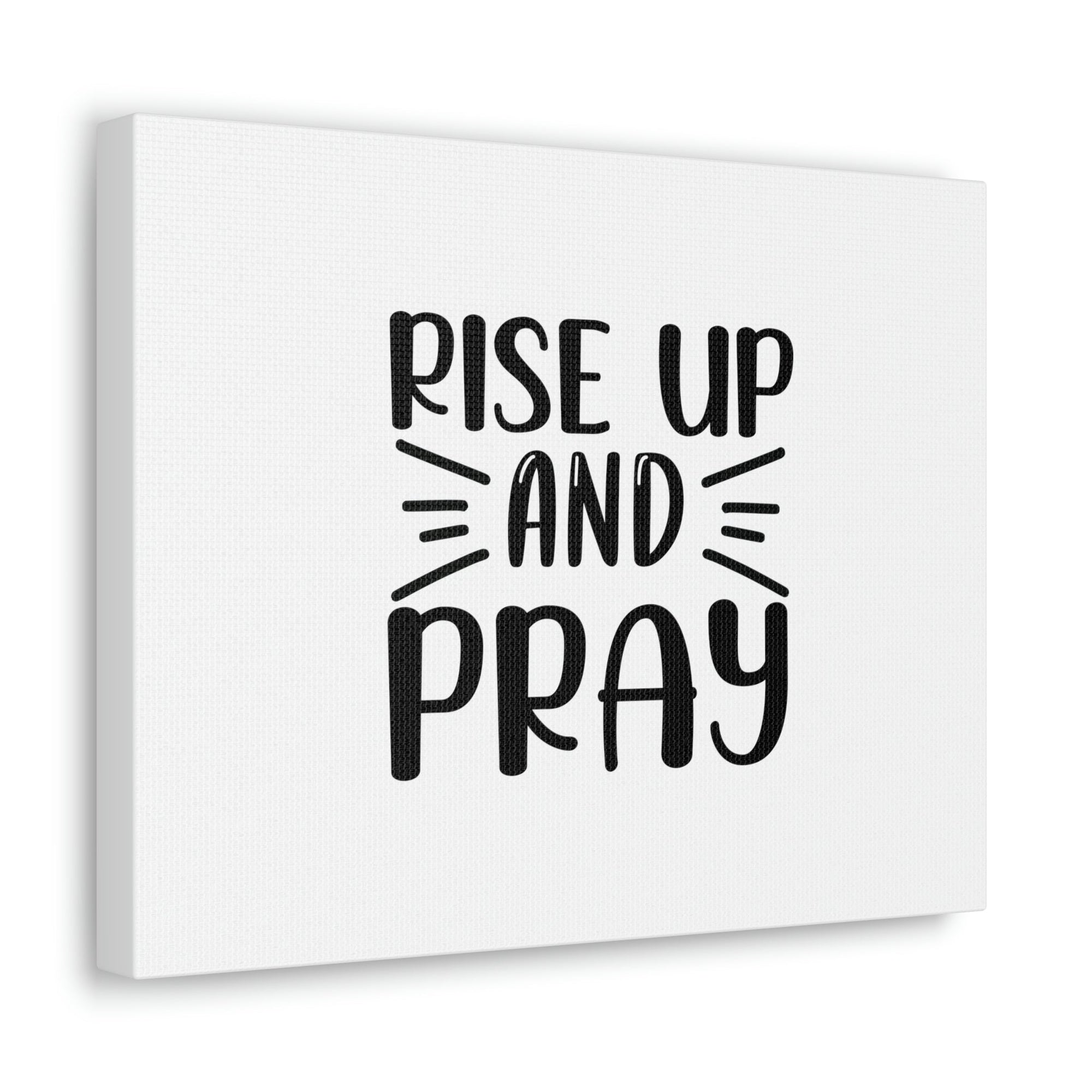 Scripture Walls Rise Up And Pray Matthew 26:41 Rays Christian Wall Art Bible Verse Print Ready to Hang Unframed-Express Your Love Gifts