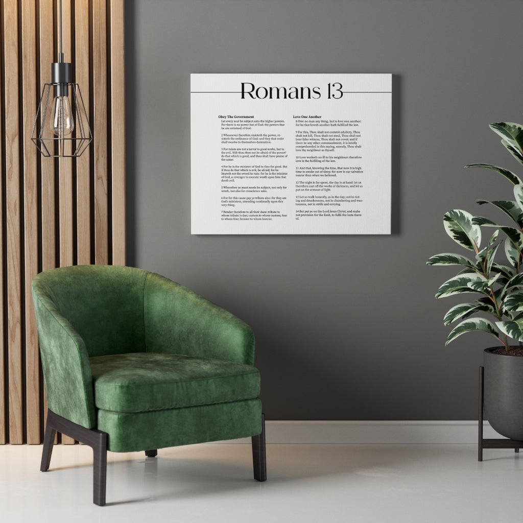 Scripture Walls Romans 13 Chapter Christian Wall Art Print Ready to Hang Unframed-Express Your Love Gifts