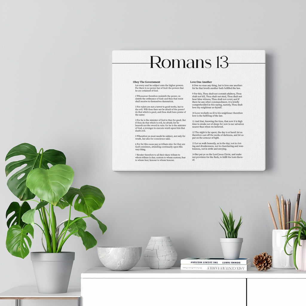 Scripture Walls Romans 13 Chapter Christian Wall Art Print Ready to Hang Unframed-Express Your Love Gifts