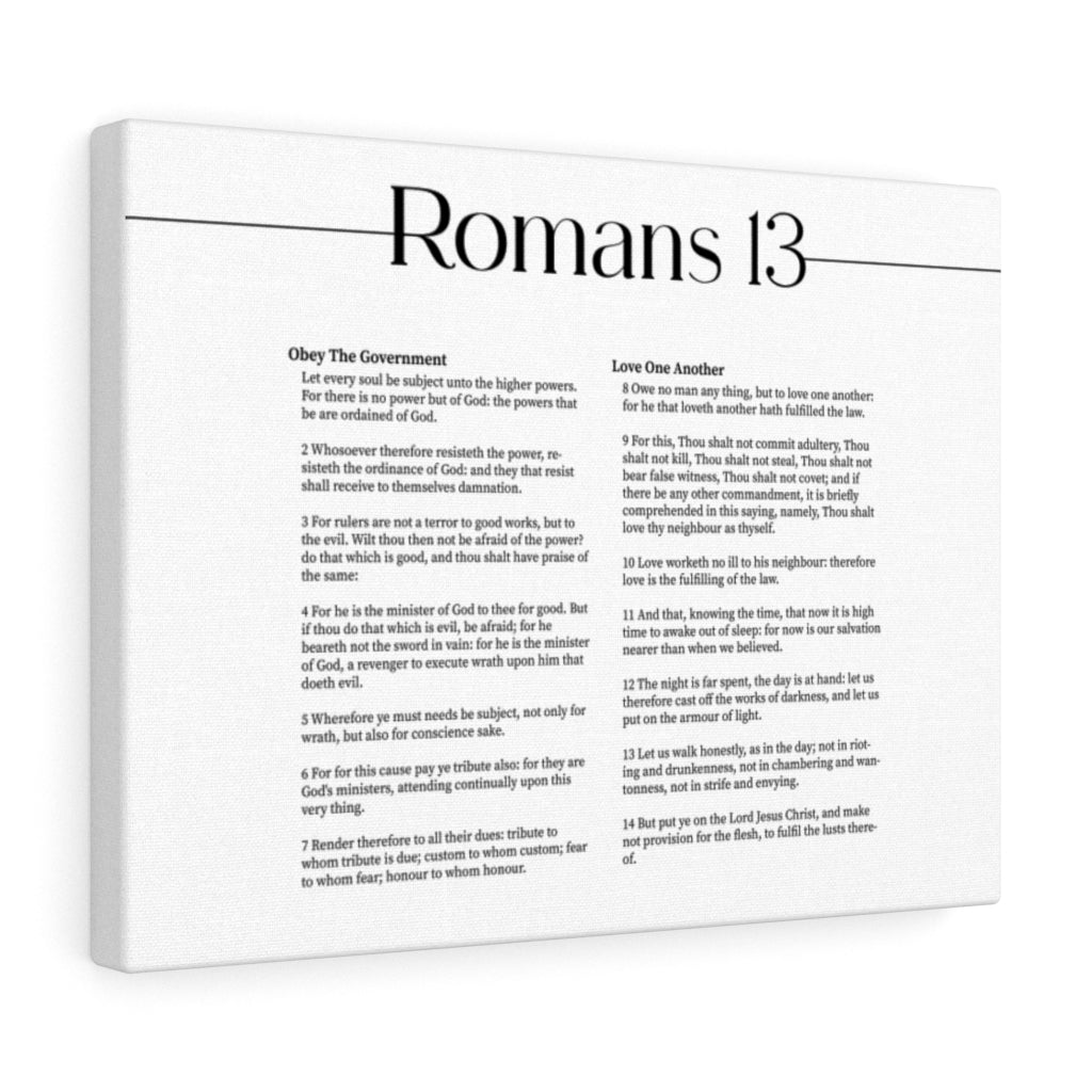 Scripture Walls Romans 13 Chapter Christian Wall Art Print Ready to Hang Unframed-Express Your Love Gifts