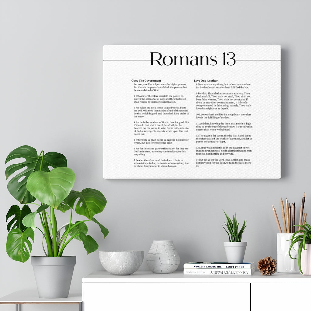 Scripture Walls Romans 13 Chapter Christian Wall Art Print Ready to Hang Unframed-Express Your Love Gifts