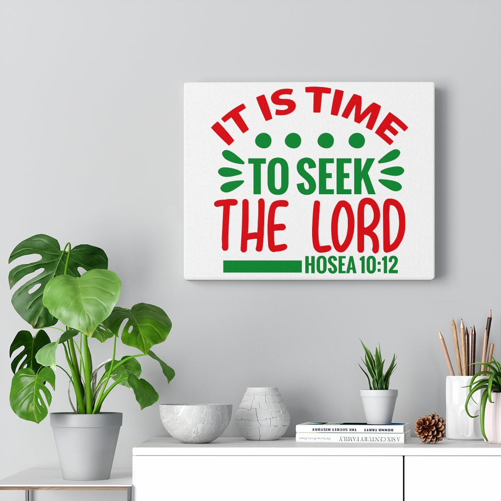 Scripture Walls Seek The Lord Hosea 10:12 Bible Verse Canvas Christian Wall Art Ready to Hang Unframed-Express Your Love Gifts