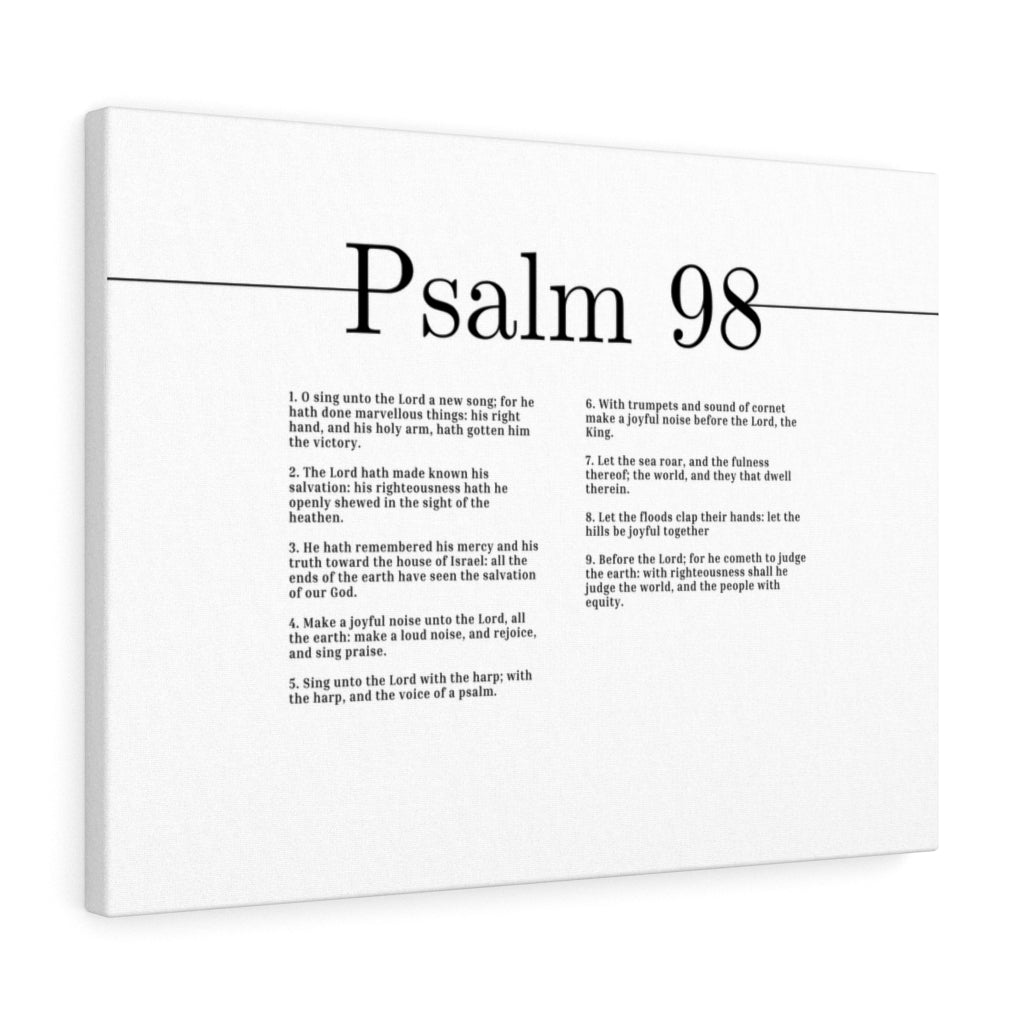 Scripture Walls Shall He Judge The World Psalm 98 Bible Verse