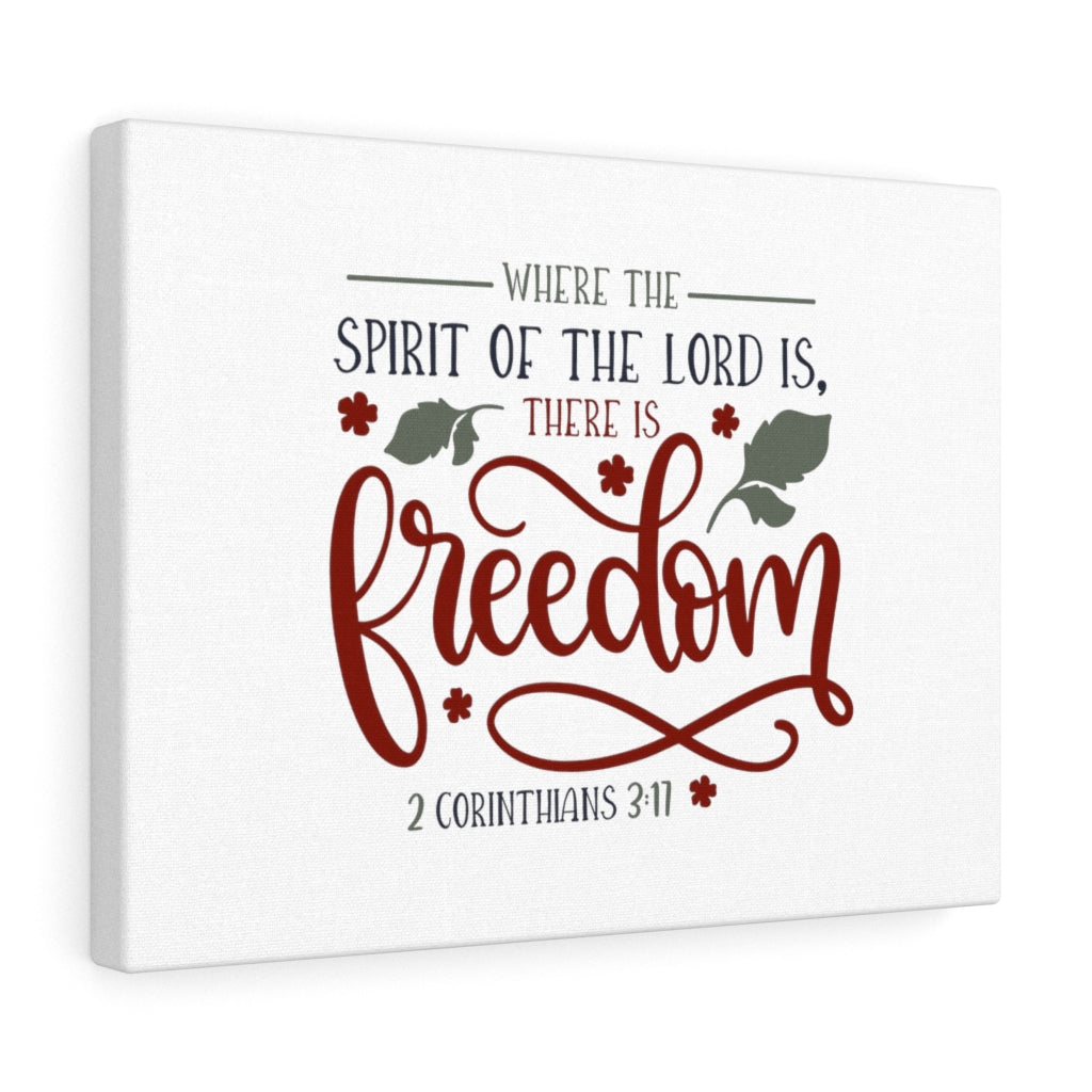 Scripture Walls Spirit Of The Lord 2 Corinthians 3:17 Bible Verse Canvas Christian Wall Art Ready to Hang Unframed-Express Your Love Gifts