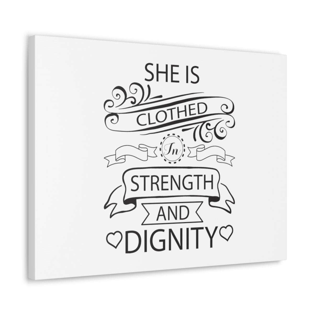 Scripture Walls Strength And Dignity Proverbs 31:25 Christian Wall Art Bible Verse Print Ready to Hang Unframed-Express Your Love Gifts