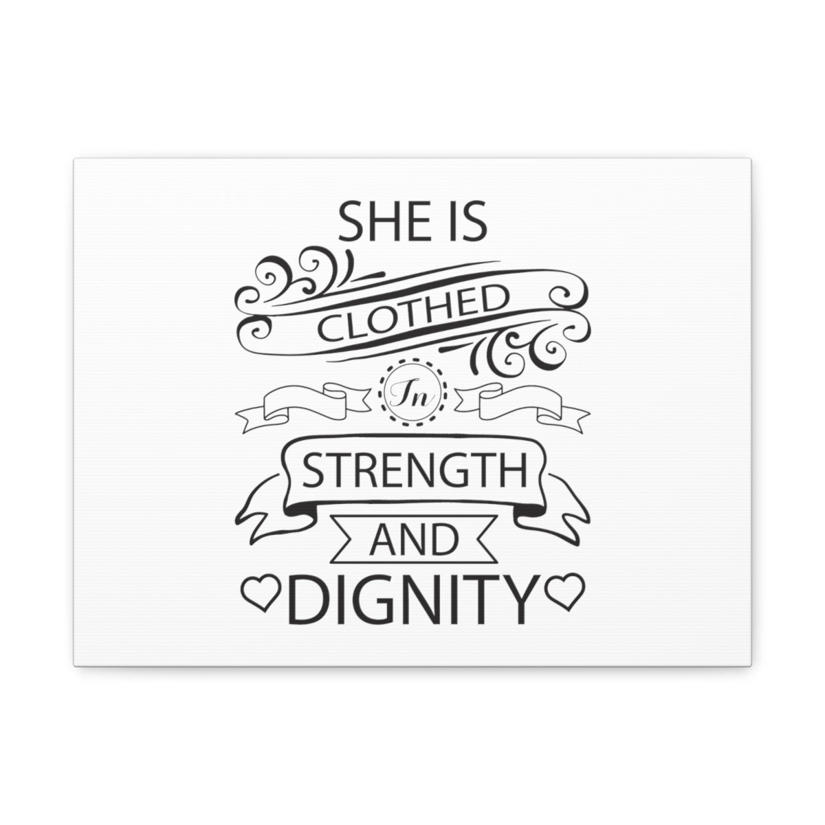 Scripture Walls Strength And Dignity Proverbs 31:25 Christian Wall Art Bible Verse Print Ready to Hang Unframed-Express Your Love Gifts