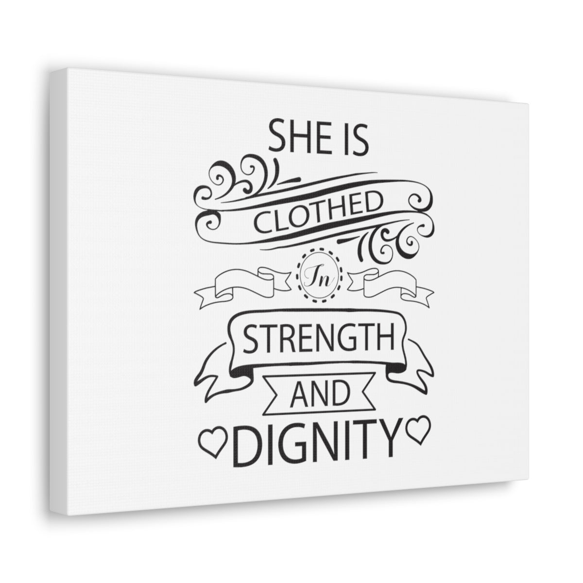 Scripture Walls Strength And Dignity Proverbs 31:25 Christian Wall Art Bible Verse Print Ready to Hang Unframed-Express Your Love Gifts