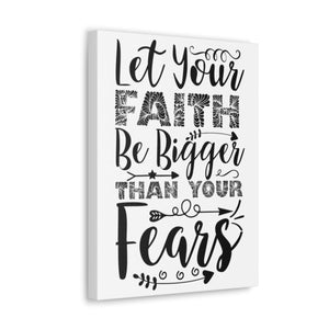 Scripture Walls Than Your Fears Hebrews 13:6 Christian Wall Art Print Ready to Hang Unframed-Express Your Love Gifts