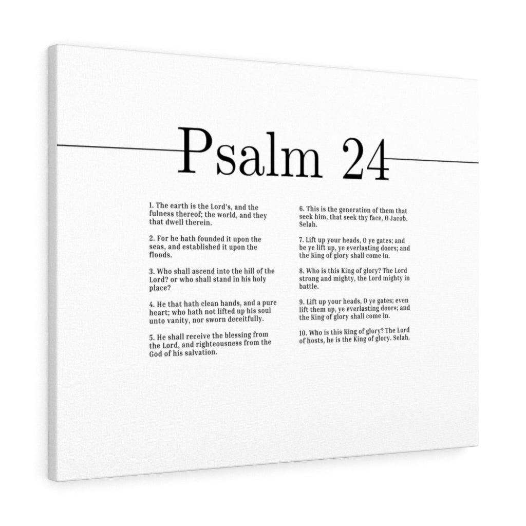Scripture Walls The Blessing From The Lord Psalm 24 Bible Verse Canvas Christian Wall Art Ready to Hang Unframed-Express Your Love Gifts