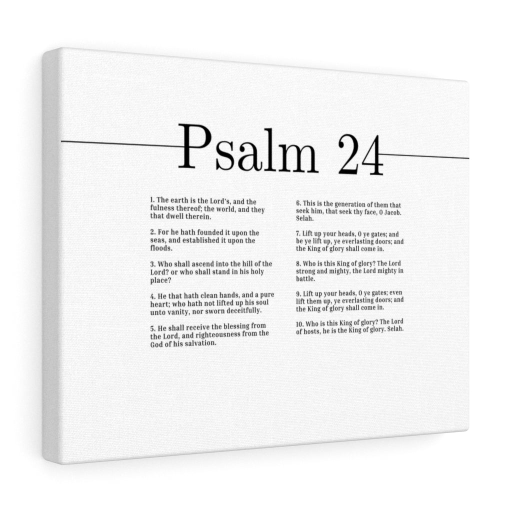 Scripture Walls The Blessing From The Lord Psalm 24 Bible Verse Canvas Christian Wall Art Ready to Hang Unframed-Express Your Love Gifts