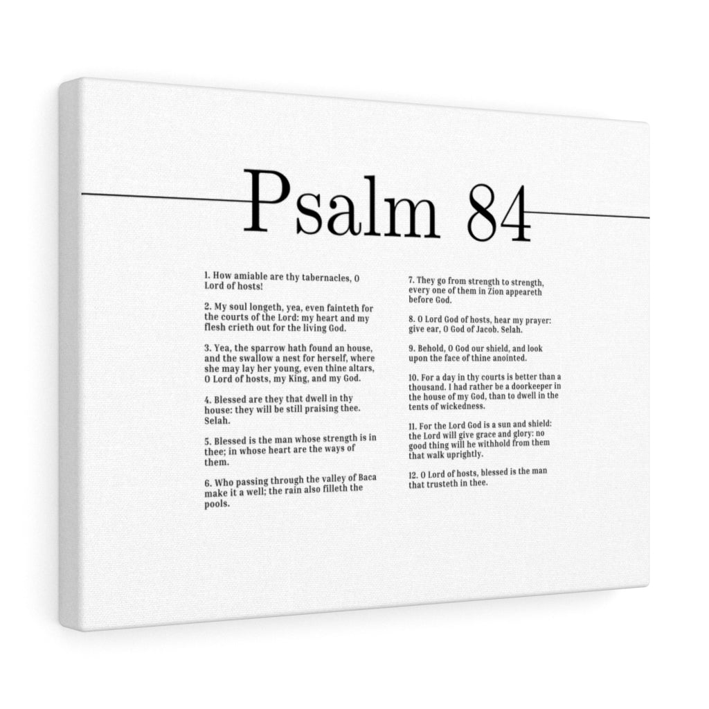 Scripture Walls The Living God Psalm 84 Bible Verse Canvas Christian Wall Art Ready to Hang Unframed-Express Your Love Gifts