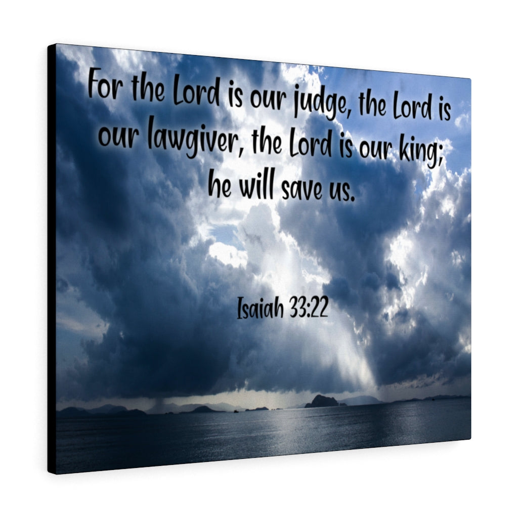 Scripture Walls The Lord is Our King Isaiah 33:22 Christian Home ...