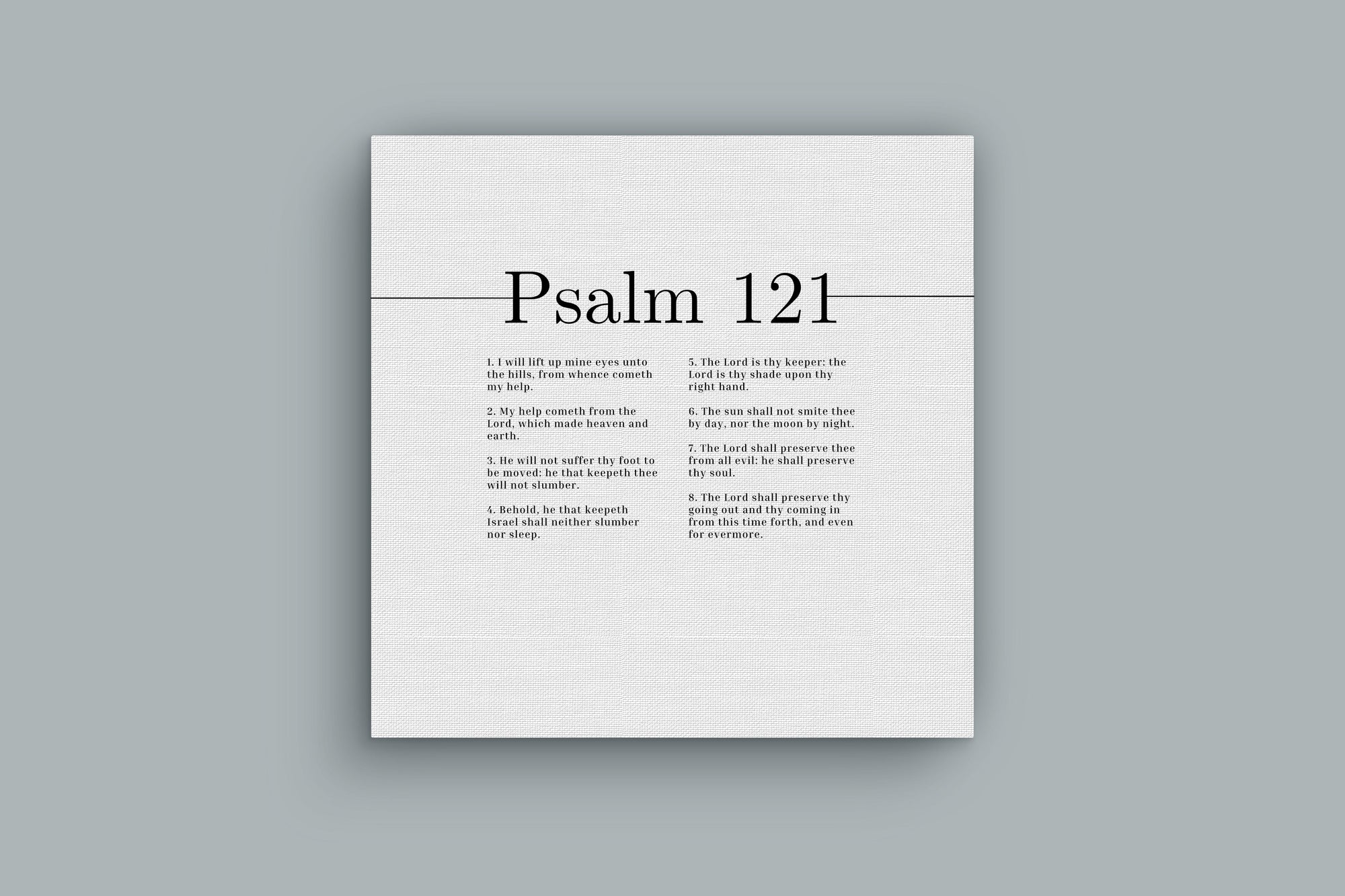 Scripture Walls The Lord Shall Preserve Psalm 121 Bible Verse Canvas Christian Wall Art Ready to Hang Unframed-Express Your Love Gifts