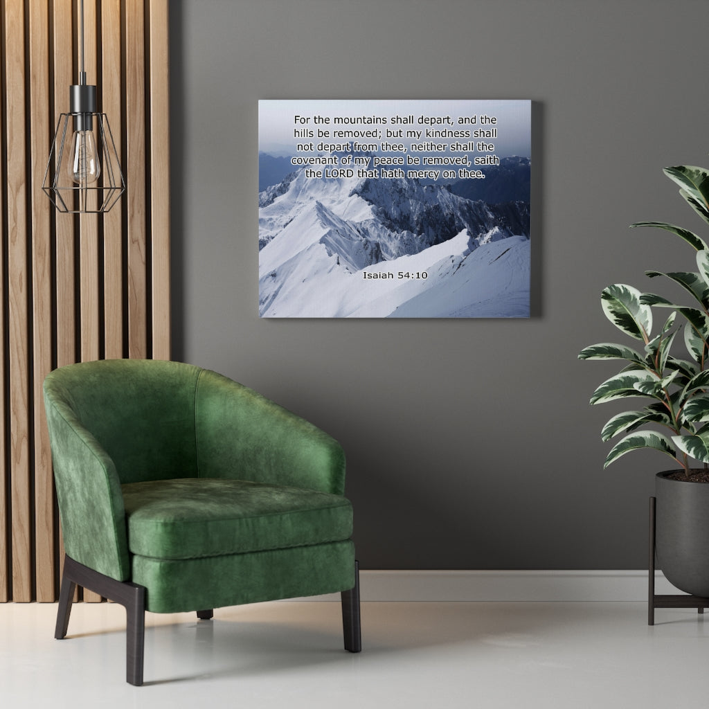 Scripture Walls The Lord That Hath Mercy Isaiah 54:10 Wall Art Christian Home Decor Unframed-Express Your Love Gifts