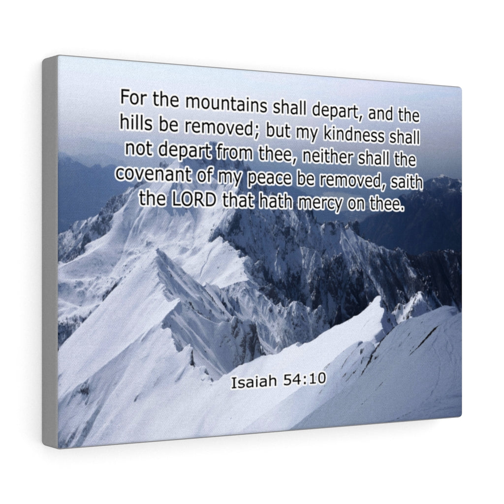Scripture Walls The Lord That Hath Mercy Isaiah 54:10 Wall Art Christian Home Decor Unframed-Express Your Love Gifts