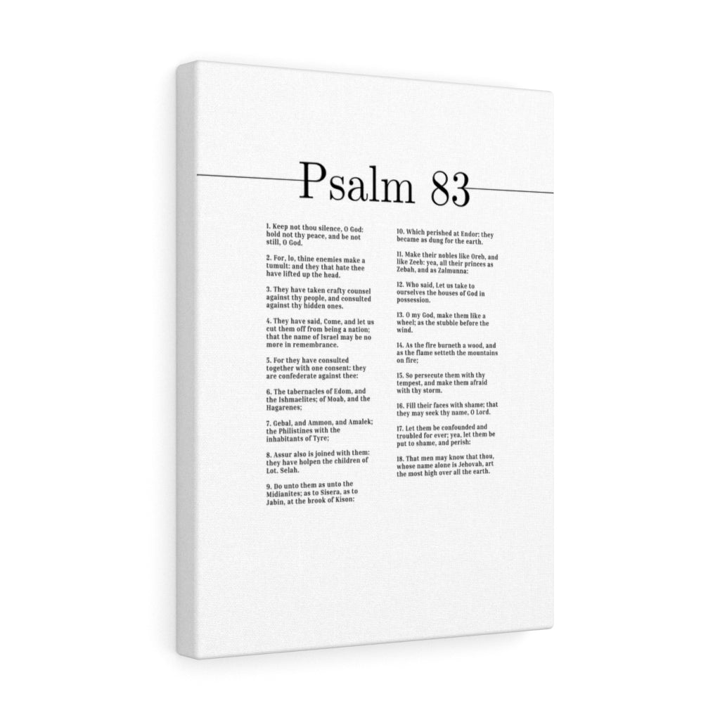 Scripture Walls The Most High Over All The Earth Psalm 83 Bible Verse Canvas Christian Wall Art Ready to Hang Unframed-Express Your Love Gifts