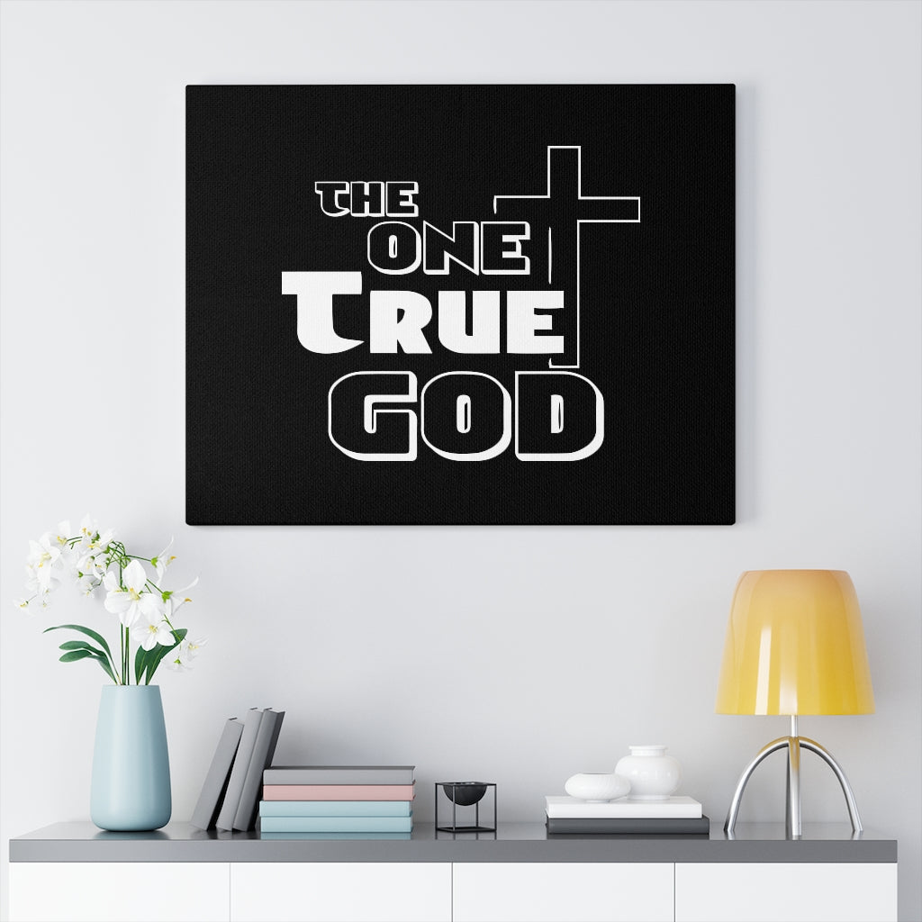 Scripture Walls The One True God Bible Verse Canvas Christian Wall Art Ready to Hang Unframed-Express Your Love Gifts