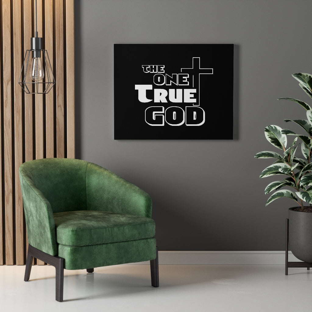 Scripture Walls The One True God Bible Verse Canvas Christian Wall Art Ready to Hang Unframed-Express Your Love Gifts