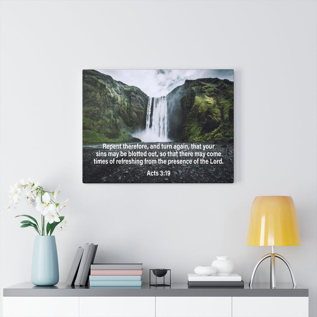 Scripture Walls The Presence of The Lord Acts 3:19 Wall Art Christian Home Decor Unframed-Express Your Love Gifts