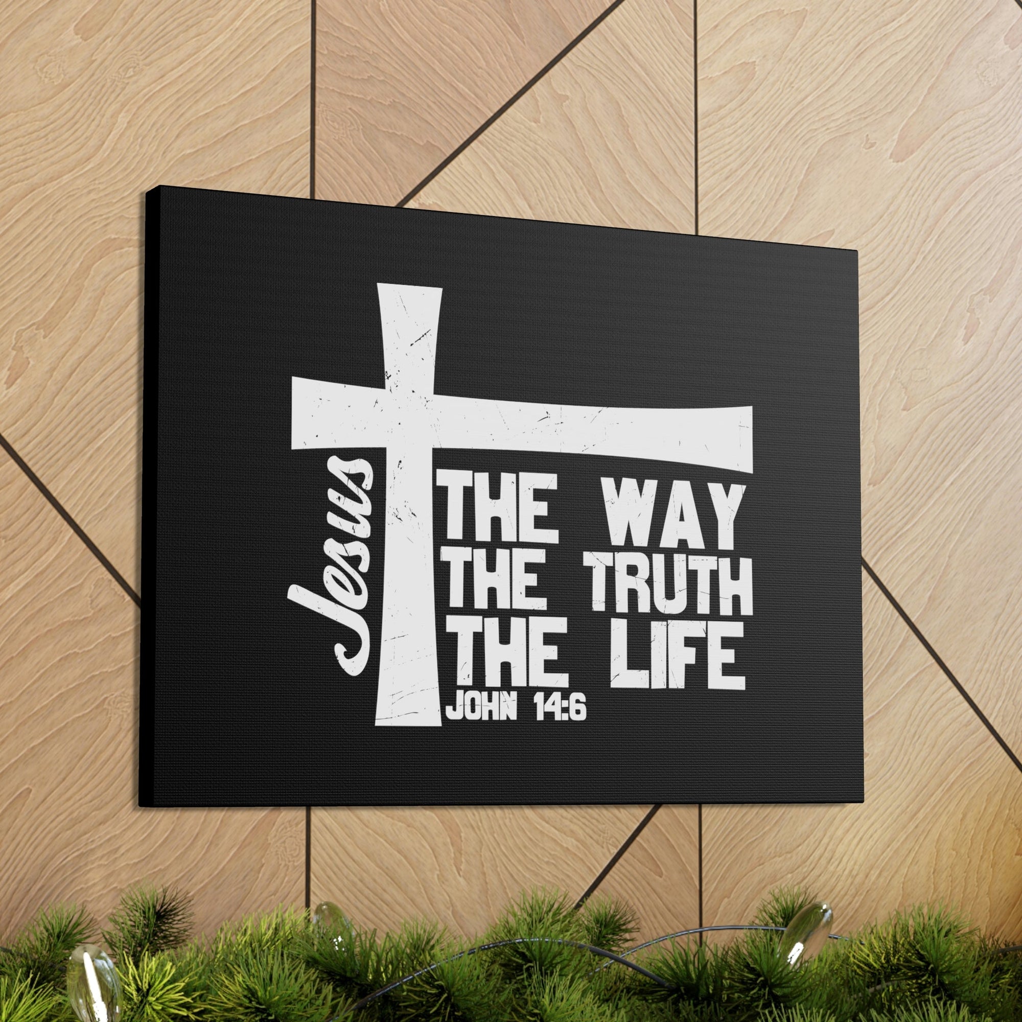 Scripture Walls The Way, The Truth, The Life John 14:6 Christian Wall Art Bible Verse Print Ready to Hang Unframed-Express Your Love Gifts