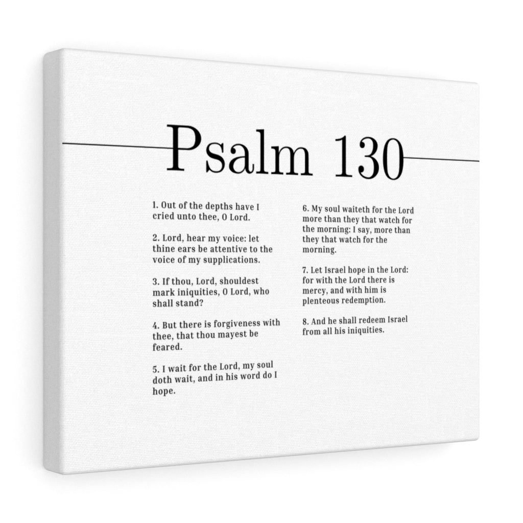 Scripture Walls There Is Forgiveness Psalm 130 Bible Verse Canvas Christian Wall Art Ready to Hang Unframed-Express Your Love Gifts