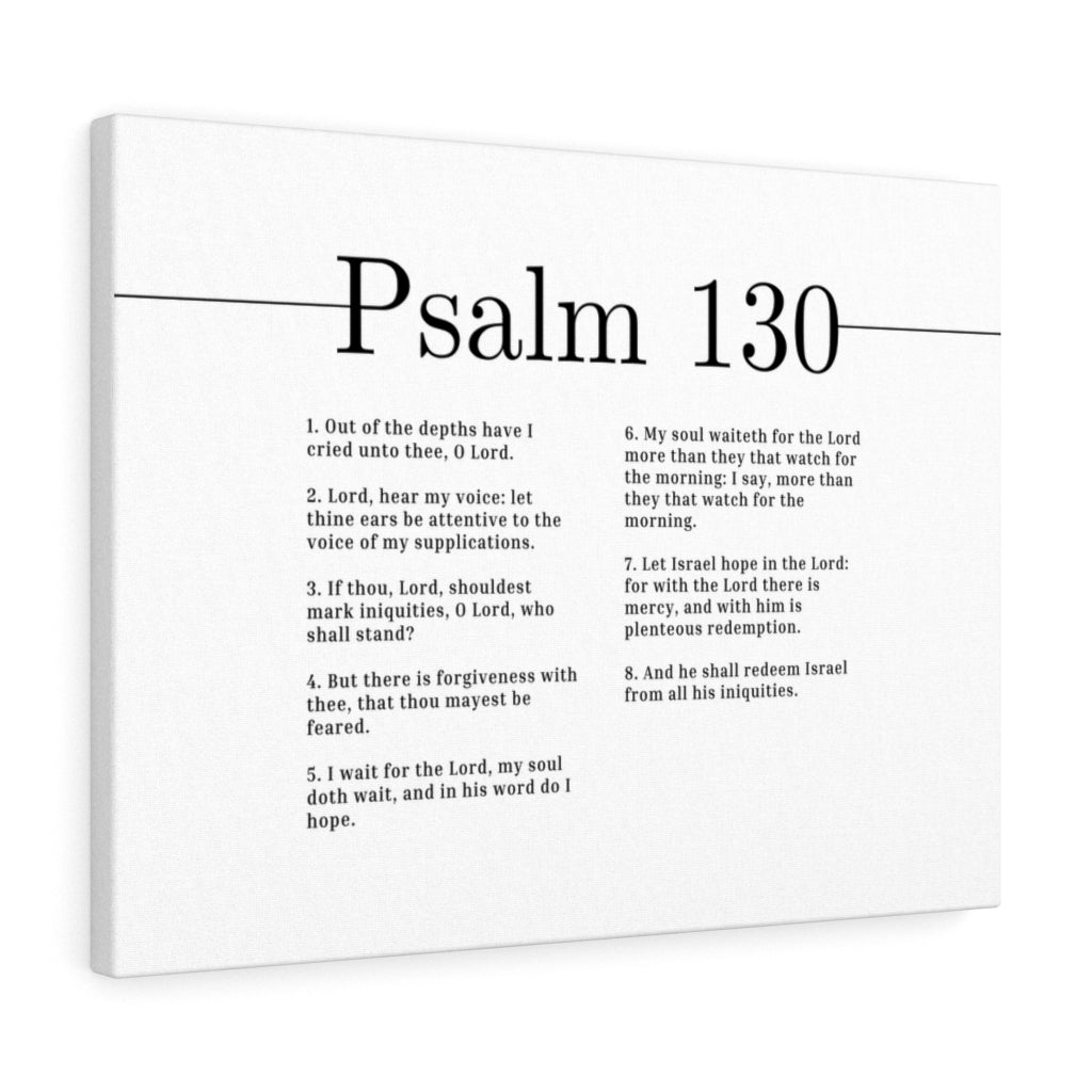 Scripture Walls There Is Forgiveness Psalm 130 Bible Verse Canvas Christian Wall Art Ready to Hang Unframed-Express Your Love Gifts