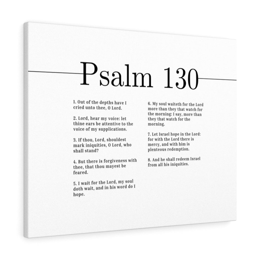 Scripture Walls There Is Forgiveness Psalm 130 Bible Verse Canvas Christian Wall Art Ready to Hang Unframed-Express Your Love Gifts