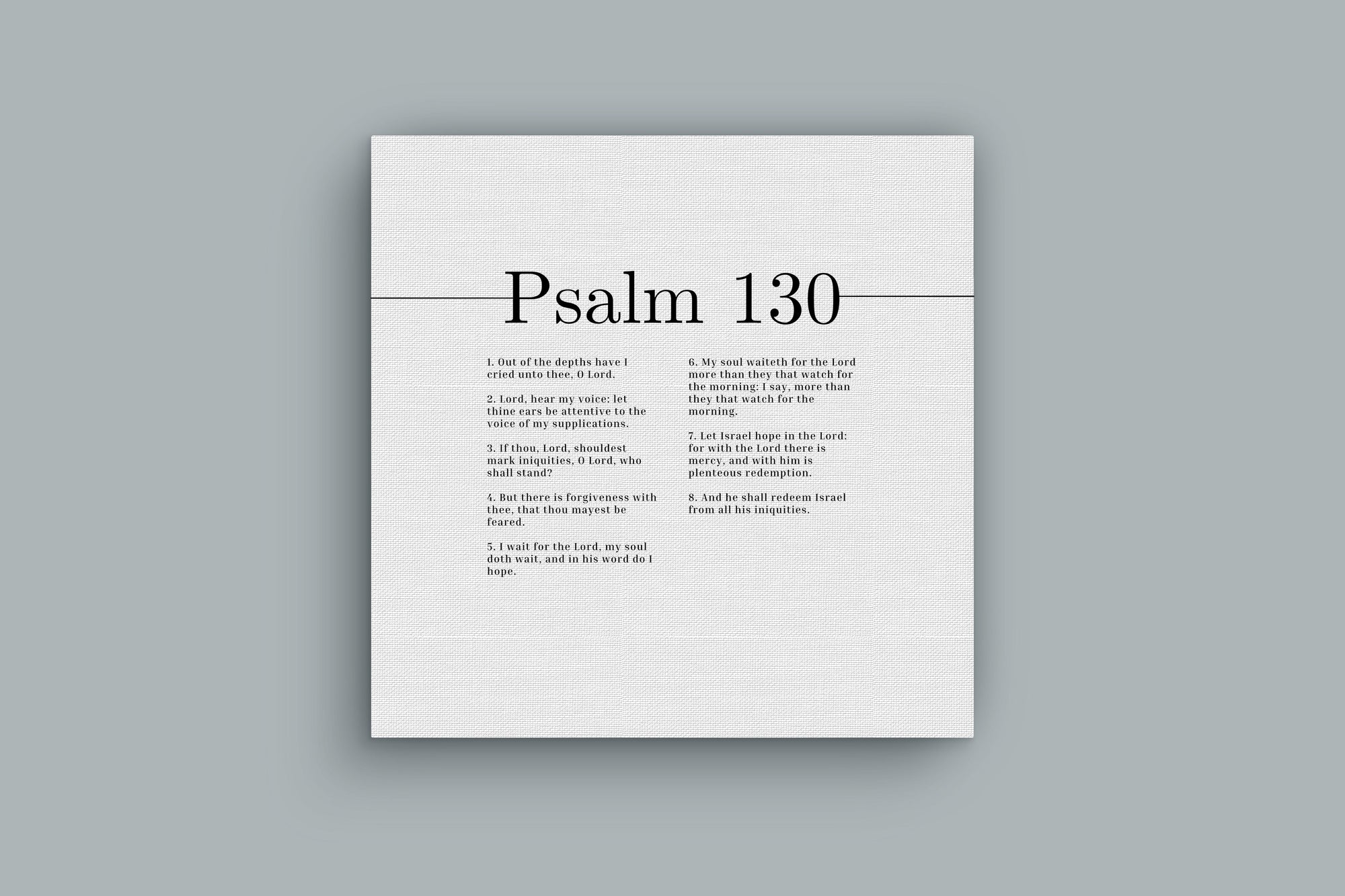 Scripture Walls There Is Forgiveness Psalm 130 Bible Verse Canvas Christian Wall Art Ready to Hang Unframed-Express Your Love Gifts