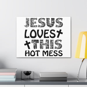 Scripture Walls This Hot Mess Revelation 1:5 Christian Wall Art Print Ready to Hang Unframed-Express Your Love Gifts