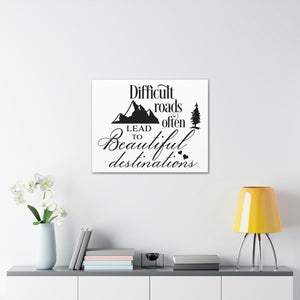 Scripture Walls To Beautiful Romans 15:4 Destinations Christian Wall Art Print Ready to Hang Unframed-Express Your Love Gifts