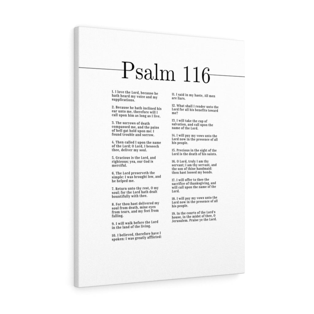 Scripture Walls Walk Before The Lord Psalm 116 Bible Verse Canvas Christian Wall Art Ready to Hang Unframed-Express Your Love Gifts