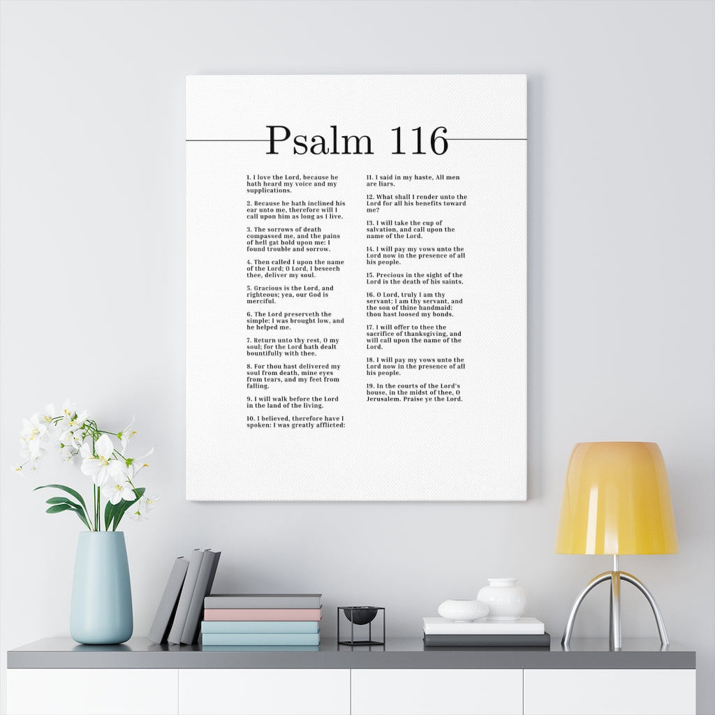 Scripture Walls Walk Before The Lord Psalm 116 Bible Verse Canvas Christian Wall Art Ready to Hang Unframed-Express Your Love Gifts