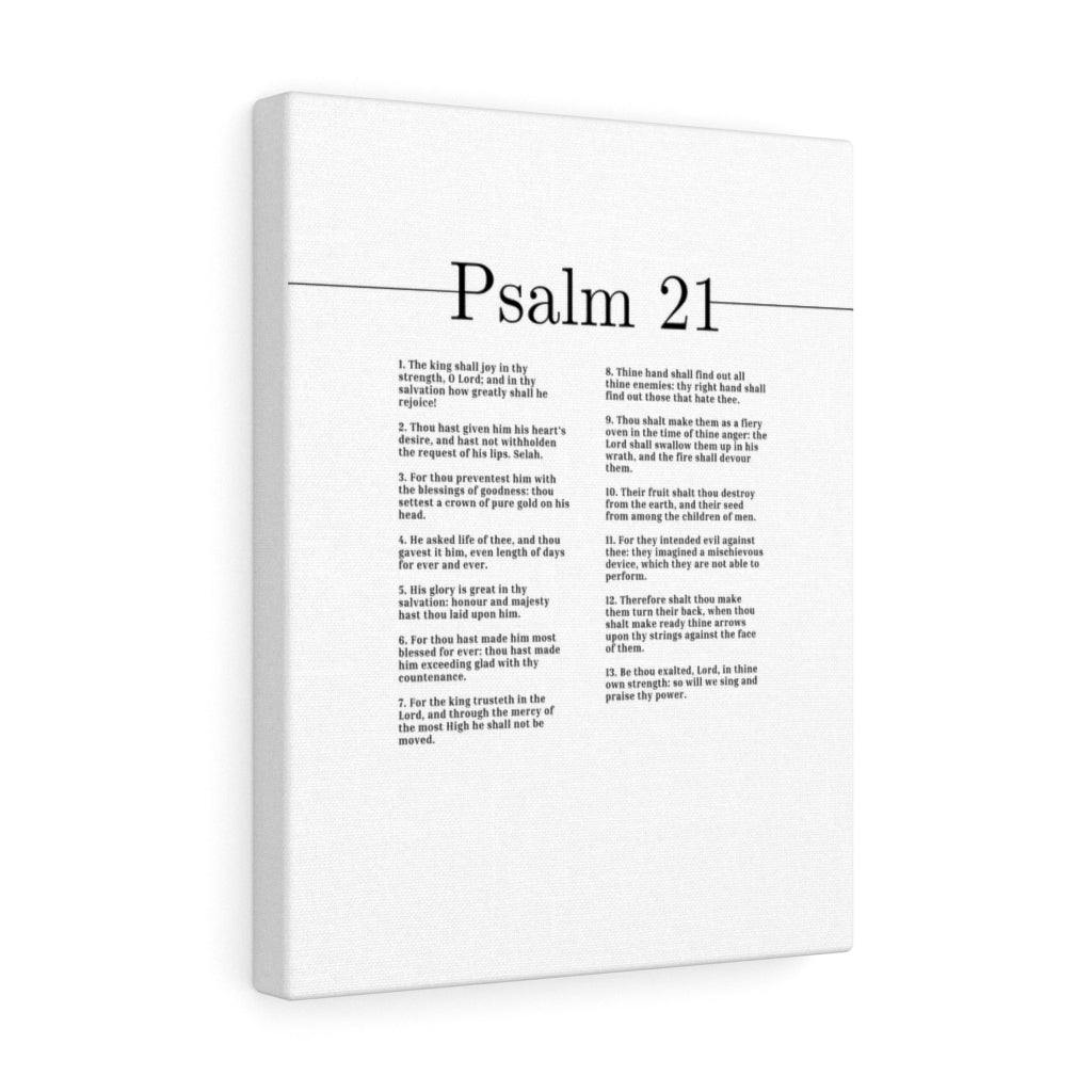 Scripture Walls Psalm 21 We Sing And Praise Thy Power White Bible Chap -  Express Your Love Gifts