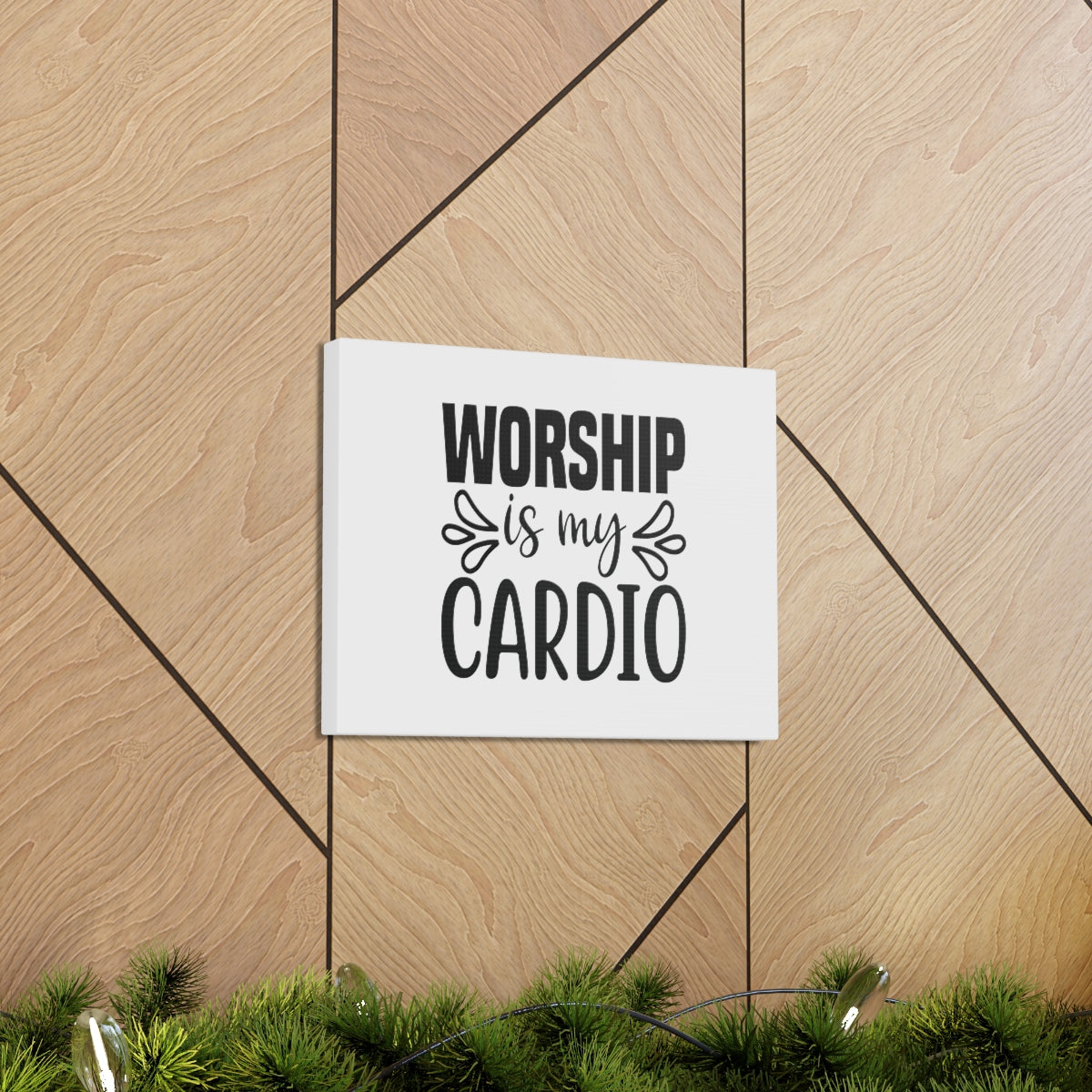 Scripture Walls Worship Is My Cardio John 4:24 Christian Wall Art Bible Verse Print Ready to Hang Unframed-Express Your Love Gifts