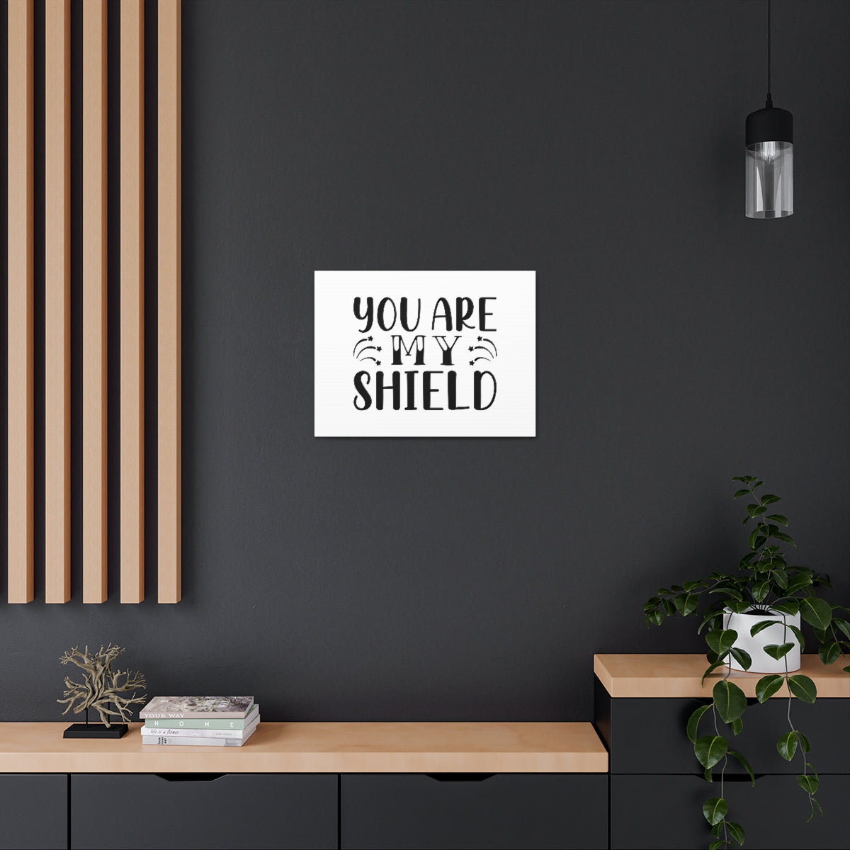 Scripture Walls You Are My Shield Psalm 28:7 Christian Wall Art Bible Verse Print Ready to Hang Unframed-Express Your Love Gifts