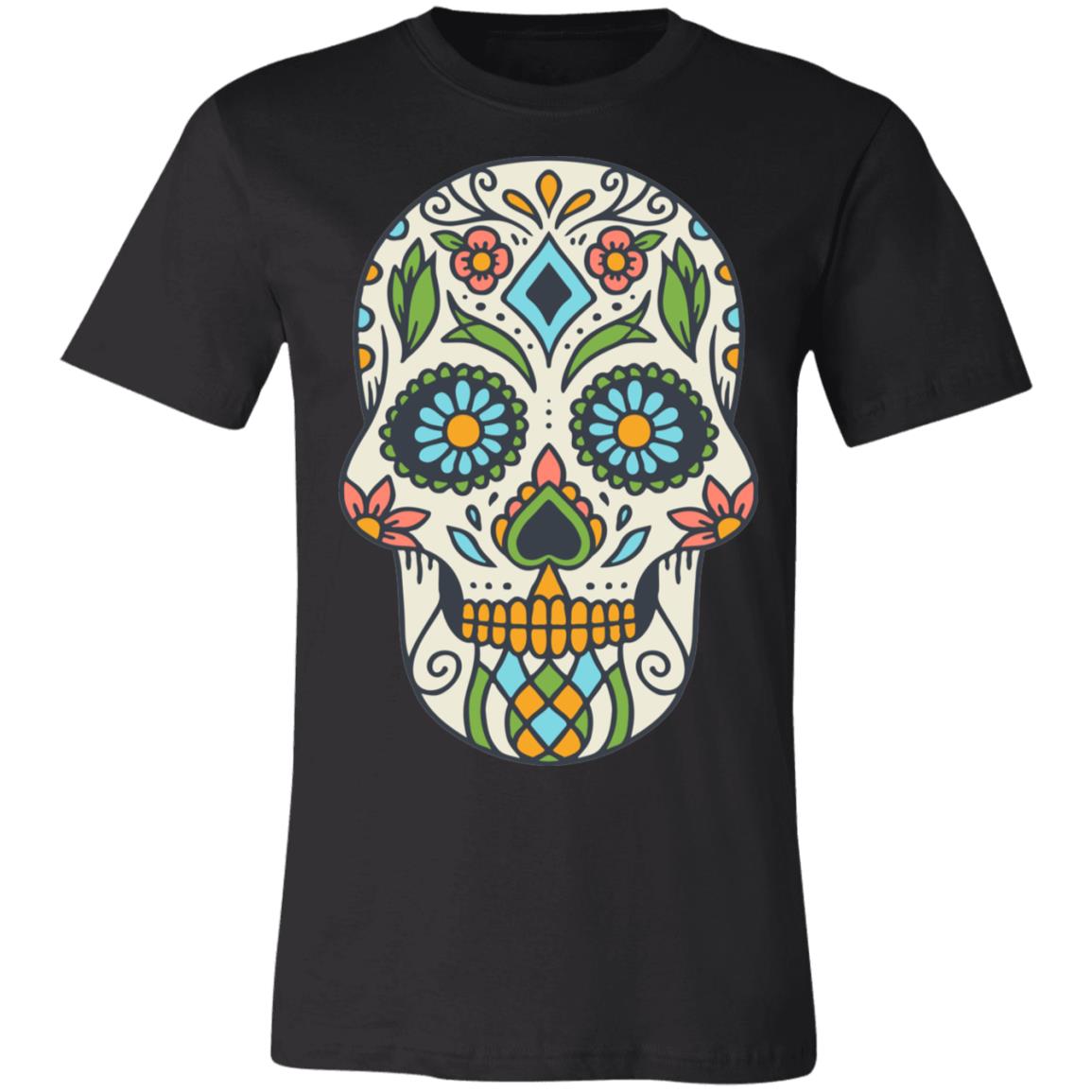 Skull 12 Colored Santa Muerte Shirt-Express Your Love Gifts