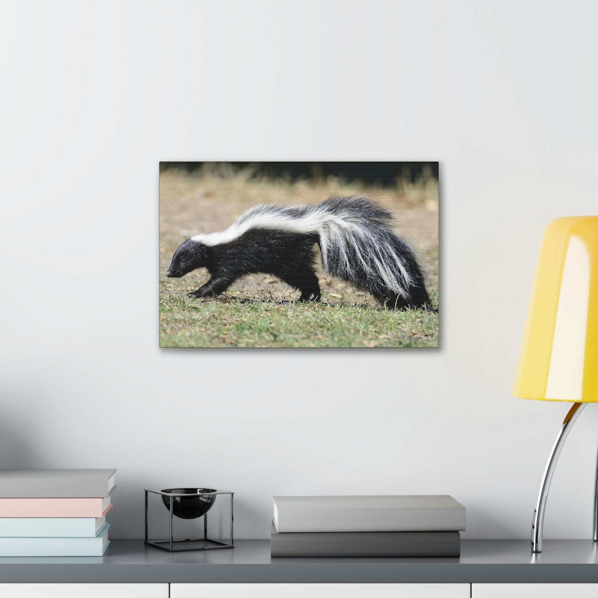 Scripture Walls Skunks Hunting Skunks on Hunt Print Animal Wall Art Wildlife Canvas Prints Wall Art Ready to Hang Unframed-Express Your Love Gifts