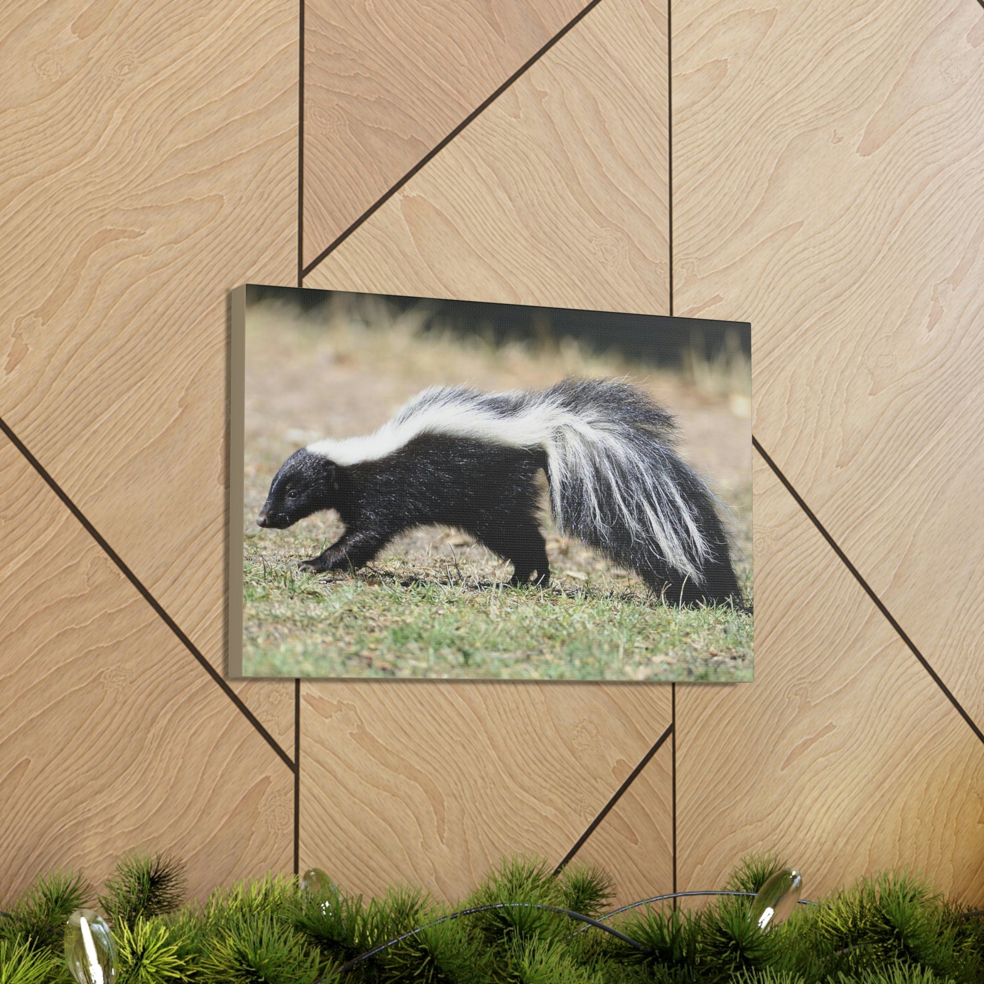 Scripture Walls Skunks Hunting Skunks on Hunt Print Animal Wall Art Wildlife Canvas Prints Wall Art Ready to Hang Unframed-Express Your Love Gifts