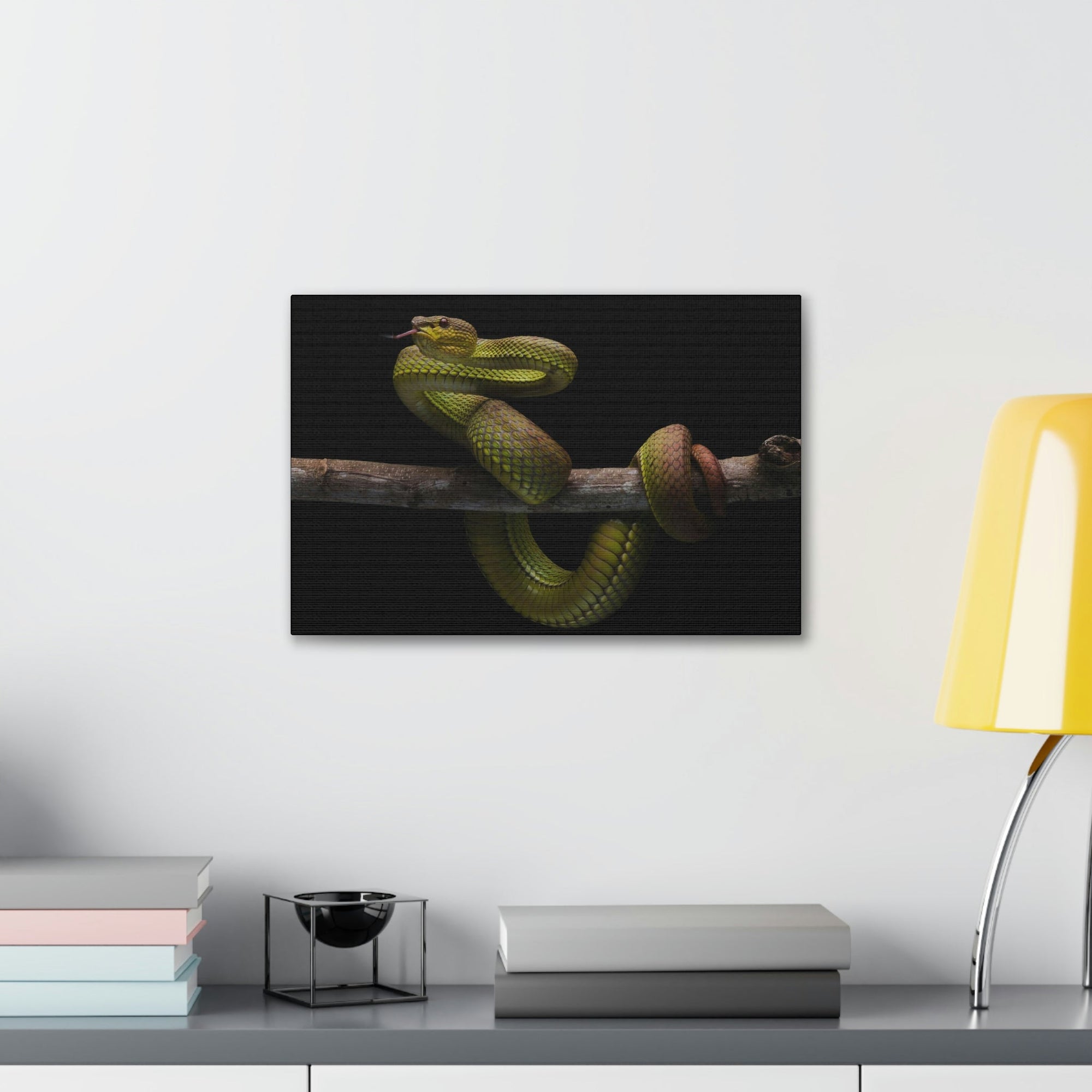 Scripture Walls Snake Hunting Snake on Hunt Print Animal Wall Art Wildlife Canvas Prints Wall Art Ready to Hang Unframed-Express Your Love Gifts