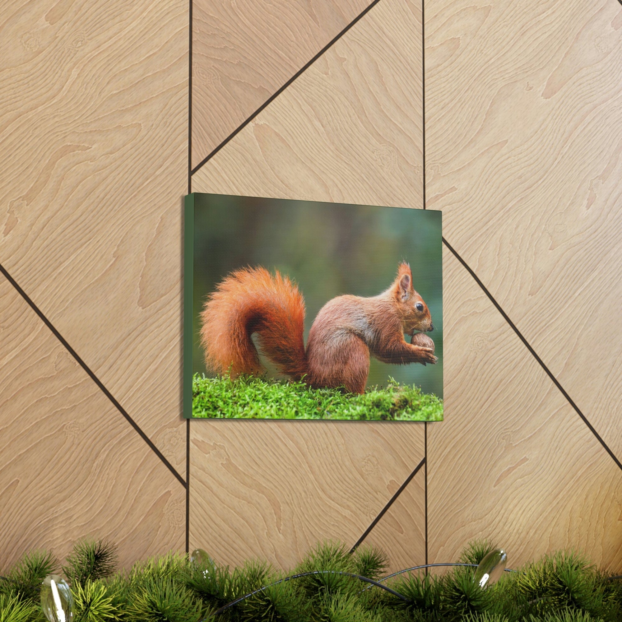 Scripture Walls Squirrel Hunting Squirrel on Hunt Print Animal Wall Art Wildlife Canvas Prints Wall Art Ready to Hang Unframed-Express Your Love Gifts