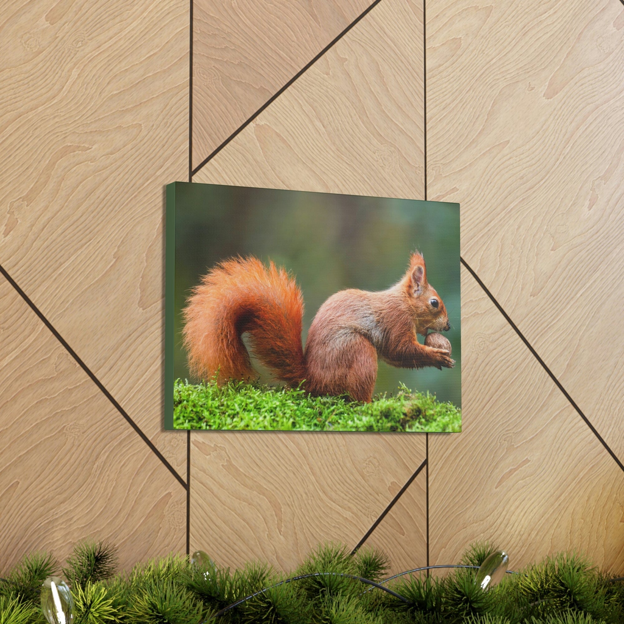 Scripture Walls Squirrel Hunting Squirrel on Hunt Print Animal Wall Art Wildlife Canvas Prints Wall Art Ready to Hang Unframed-Express Your Love Gifts