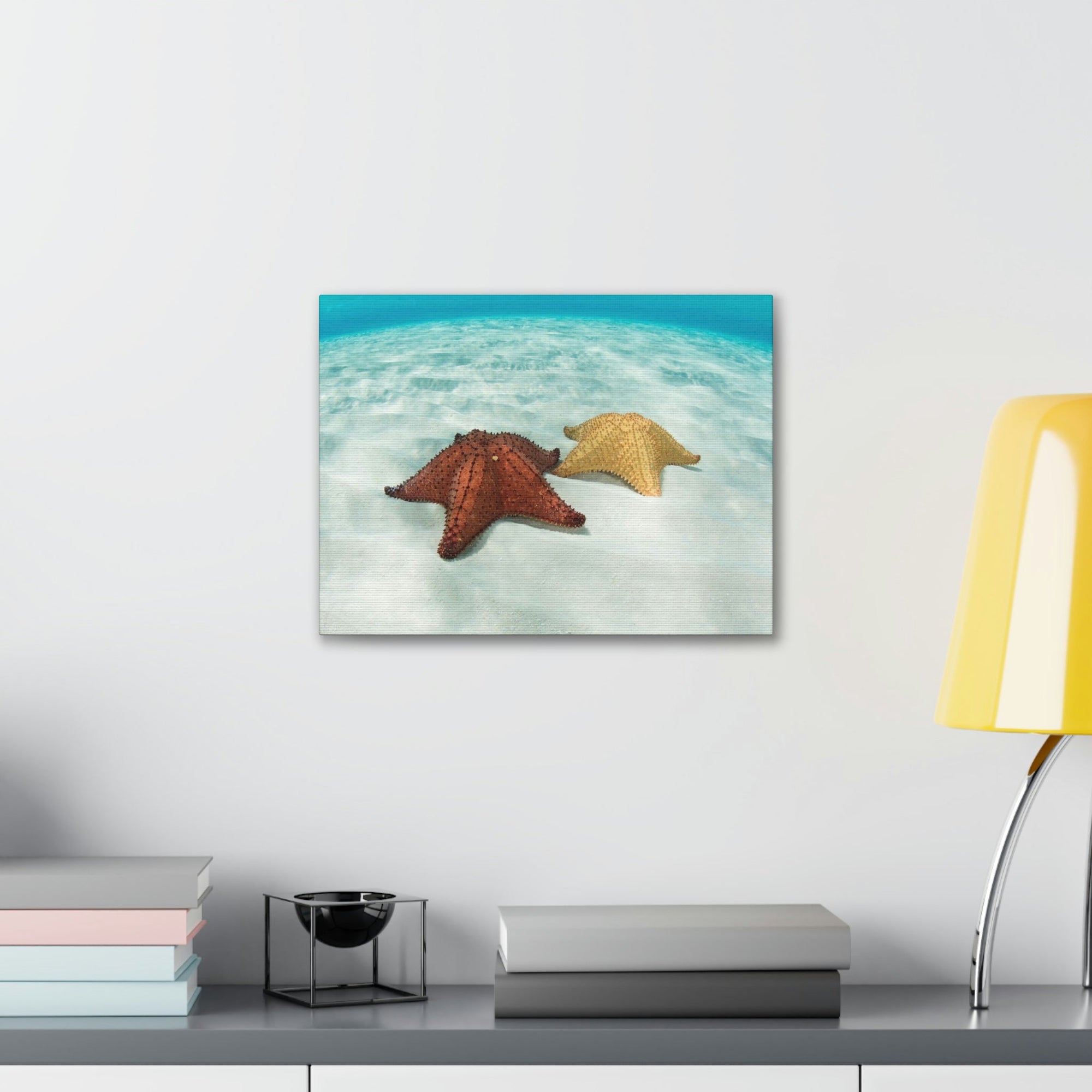 Scripture Walls Starfish Couple Starfish Couple Print Animal Wall Art Wildlife Canvas Prints Wall Art Ready to Hang Unframed-Express Your Love Gifts