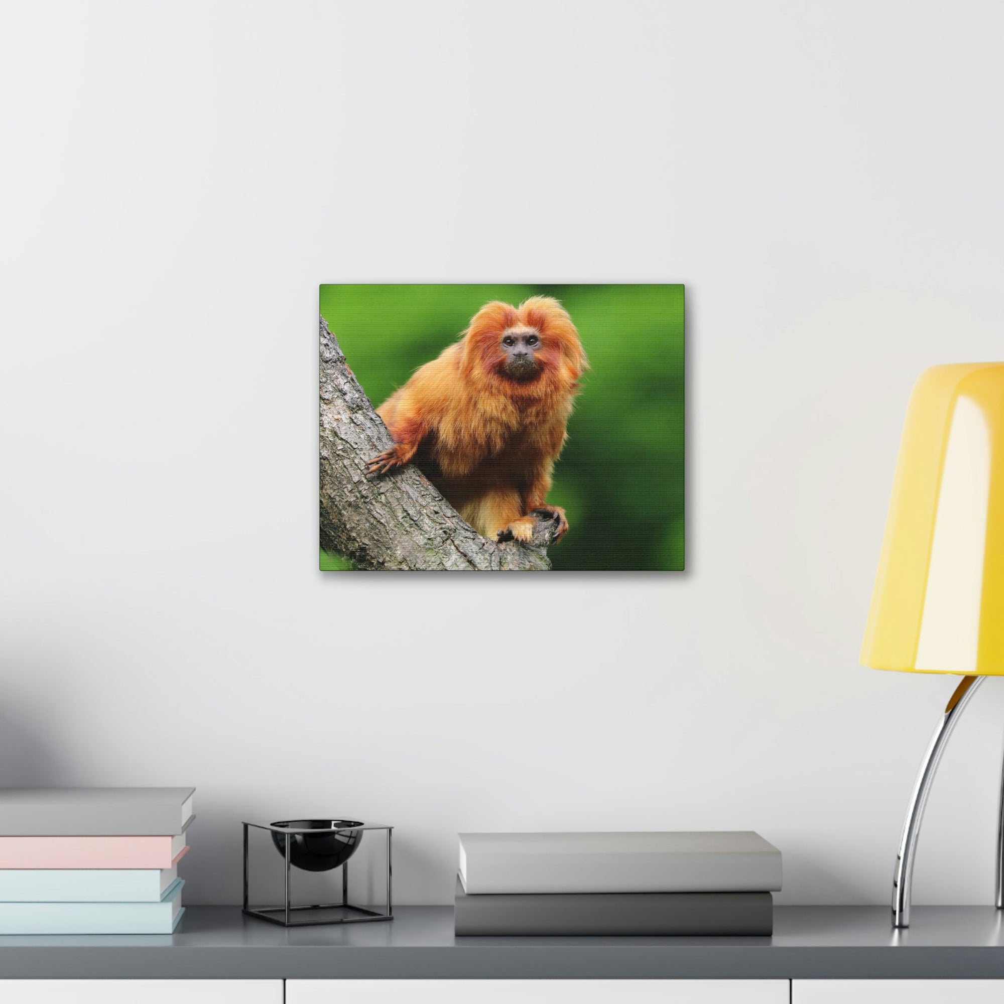 Scripture Walls Tamarin Hunting Tamarin on Hunt Print Animal Wall Art Wildlife Canvas Prints Wall Art Ready to Hang Unframed-Express Your Love Gifts