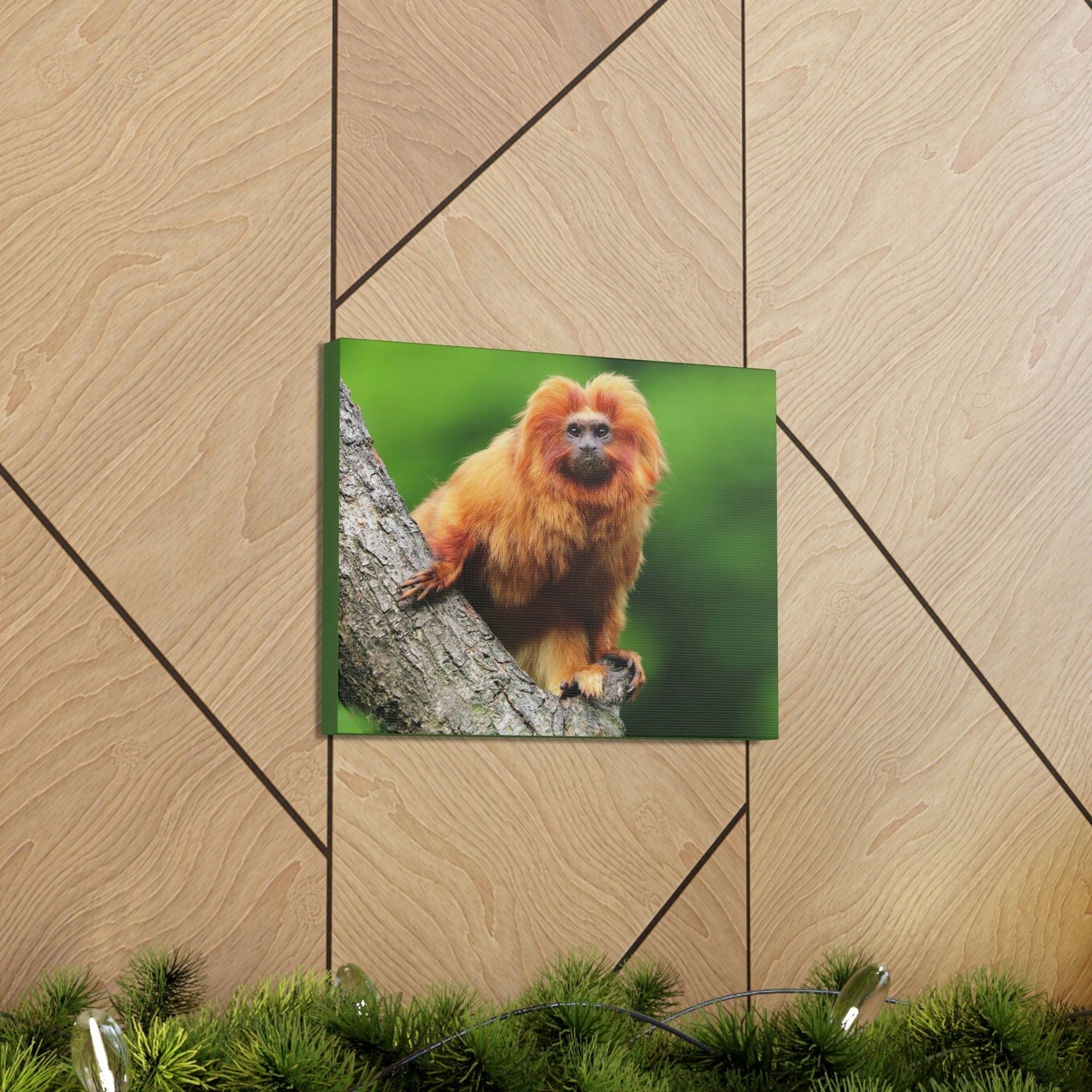 Scripture Walls Tamarin Hunting Tamarin on Hunt Print Animal Wall Art Wildlife Canvas Prints Wall Art Ready to Hang Unframed-Express Your Love Gifts