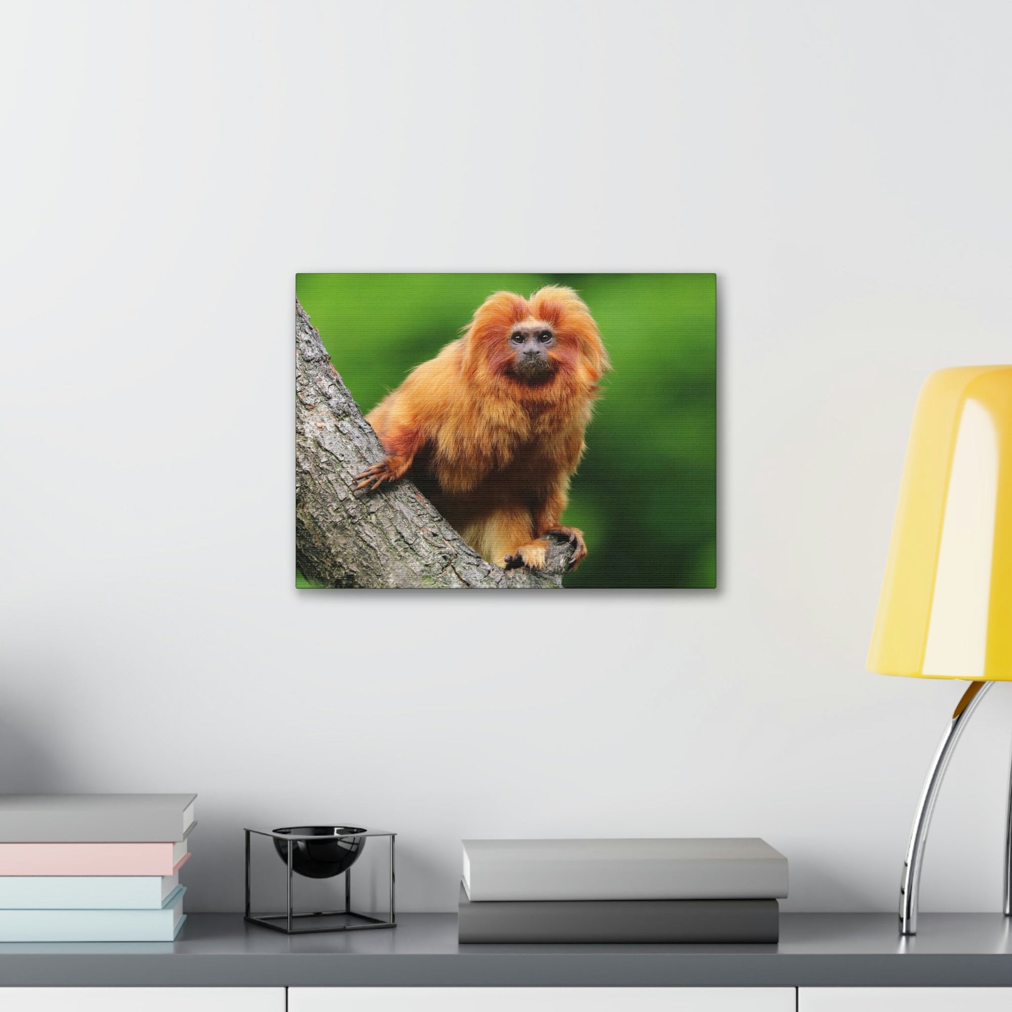 Scripture Walls Tamarin Hunting Tamarin on Hunt Print Animal Wall Art Wildlife Canvas Prints Wall Art Ready to Hang Unframed-Express Your Love Gifts