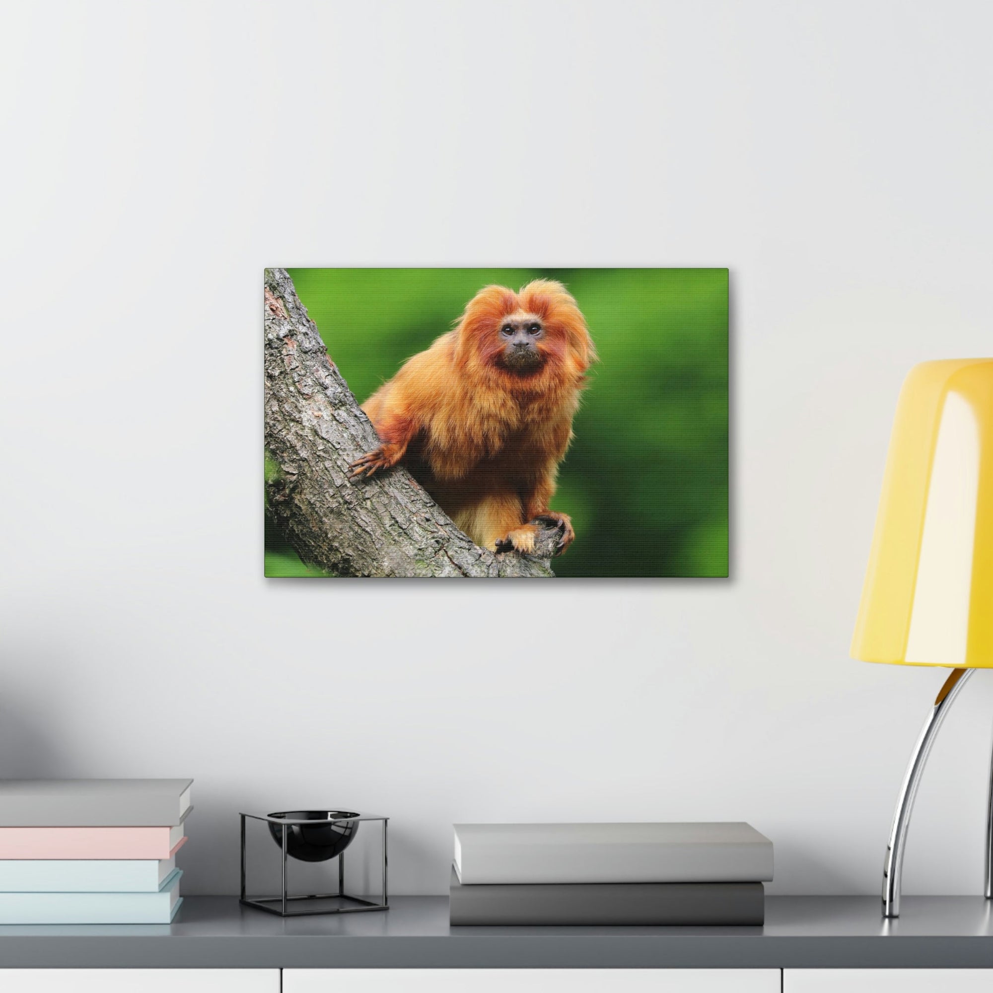 Scripture Walls Tamarin Hunting Tamarin on Hunt Print Animal Wall Art Wildlife Canvas Prints Wall Art Ready to Hang Unframed-Express Your Love Gifts